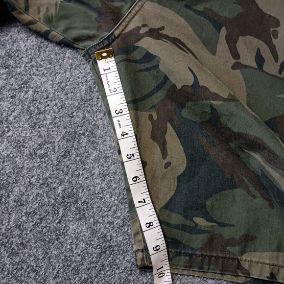 Camouflage Cargo Shorts Men Size 44 Big Tall Tactical Outdoor Grunge Woodland - Picture 5 of 12